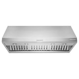 KITCHENAID  48'' 585 Or 1170 Cfm Motor Class Commercial-style Wall-mount Canopy Range Hood - Stainless Steel (KVWC908KSS)