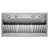 KitchenAid 48'' 585 or 1170 CFM Motor Class Commercial-Style Wall-Mount Canopy Range Hood - Stainless Steel (KVWC908KSS)