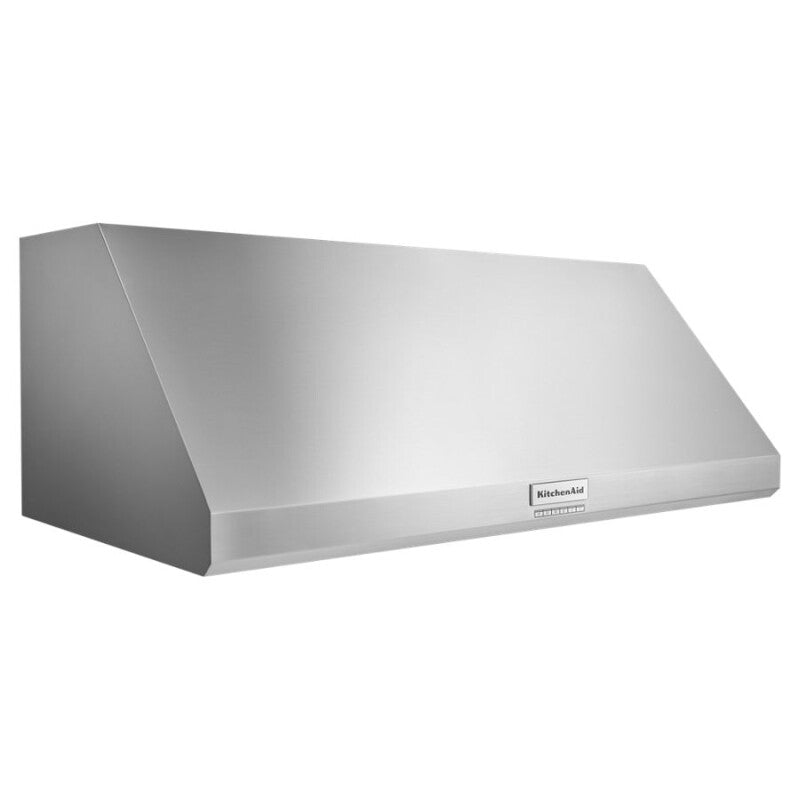 KitchenAid 48'' 585 or 1170 CFM Motor Class Commercial-Style Wall-Mount Canopy Range Hood - Stainless Steel (KVWC908KSS)