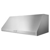 KitchenAid 48'' 585 or 1170 CFM Motor Class Commercial-Style Wall-Mount Canopy Range Hood - Stainless Steel (KVWC908KSS)