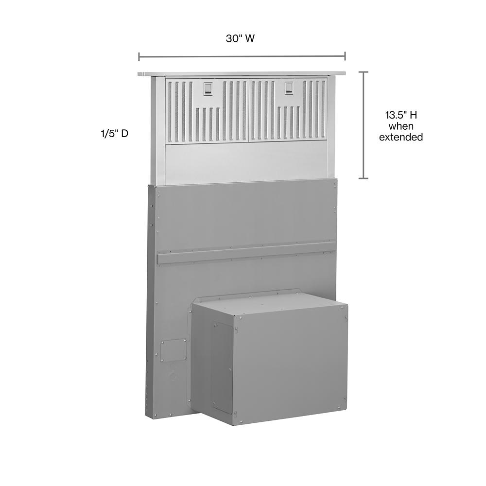 KitchenAid 30" Retractable Downdraft Ventilation System - Stainless Steel (KXD4630YSS)
