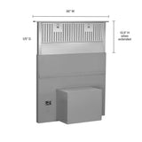 KitchenAid 36" Retractable Downdraft Ventilation System - Stainless Steel (KXD4636YSS)