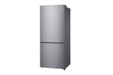 LG 15 cu. ft. Bottom Freezer Refrigerator - Platinum Silver (LBNC15231V)