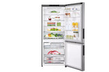 LG 15 cu. ft. Bottom Freezer Refrigerator - Platinum Silver (LBNC15231V)