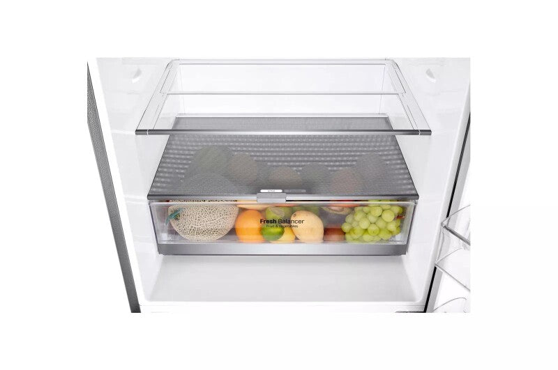 LG 15 cu. ft. Bottom Freezer Refrigerator - Platinum Silver (LBNC15231V)
