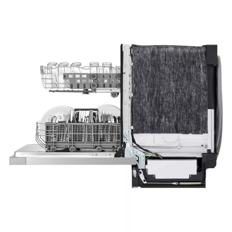 LG Front Control Dishwasher with LoDecibel Operation and Dynamic Dry™ - Stainless Steel Look (LDFC2423V)