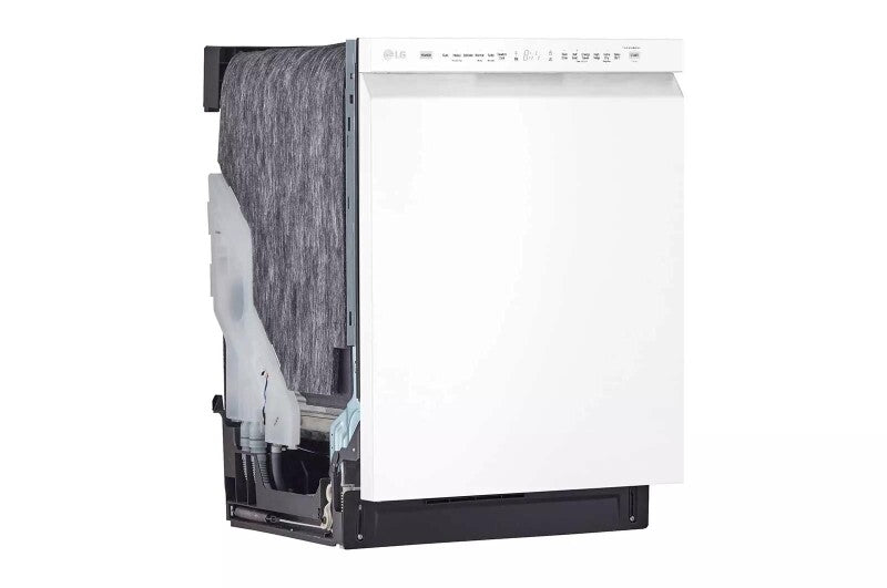 LG  24 Inch Front Control Dishwasher With Quadwash™ And 3rd Rack - White (LDFN4542W)