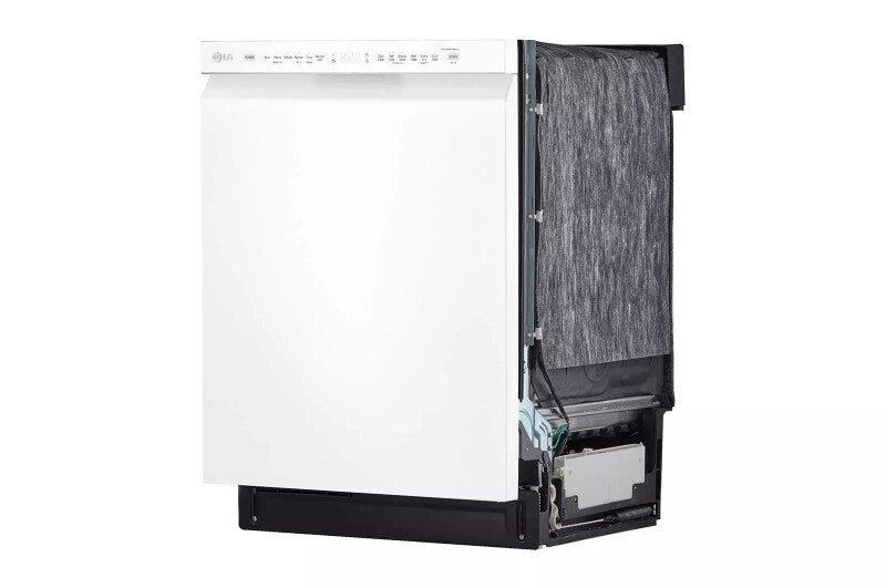 LG  24 Inch Front Control Dishwasher With Quadwash™ And 3rd Rack - White (LDFN4542W)
