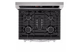 LG 6.9 Cubic Feet Gas Double Oven Range With Probake Convection - Stainless Steel (LDGL6924S)