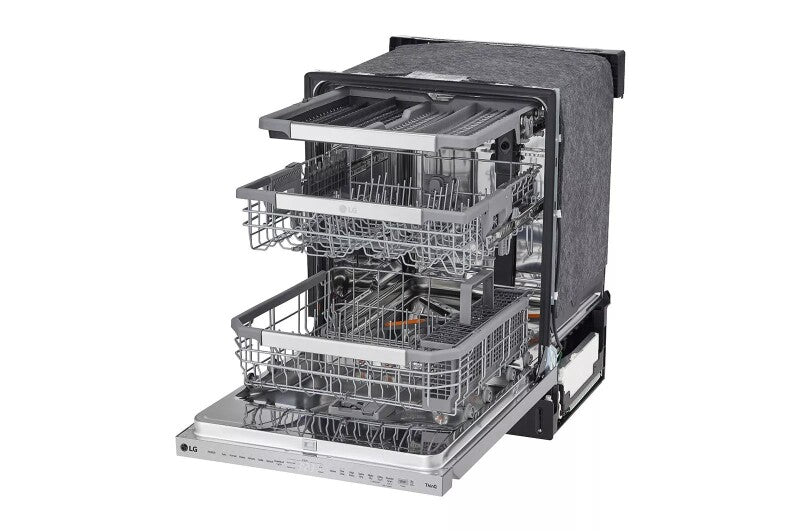 LG  24 Inch Smart Top Control Dishwasher With Quadwash® Pro, Truesteam® And Dynamic Dry® - Print Proof Stainless Steel (LDPS6762S)