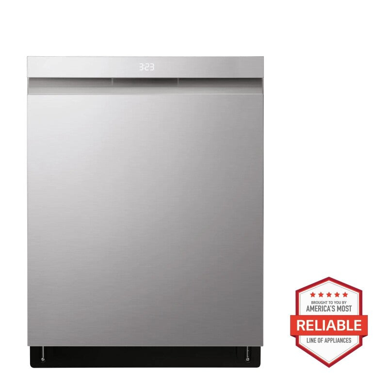 LG  24 Inch Smart Top Control Dishwasher With Quadwash® Pro, Truesteam® And Dynamic Dry® - Print Proof Stainless Steel (LDPS6762S)