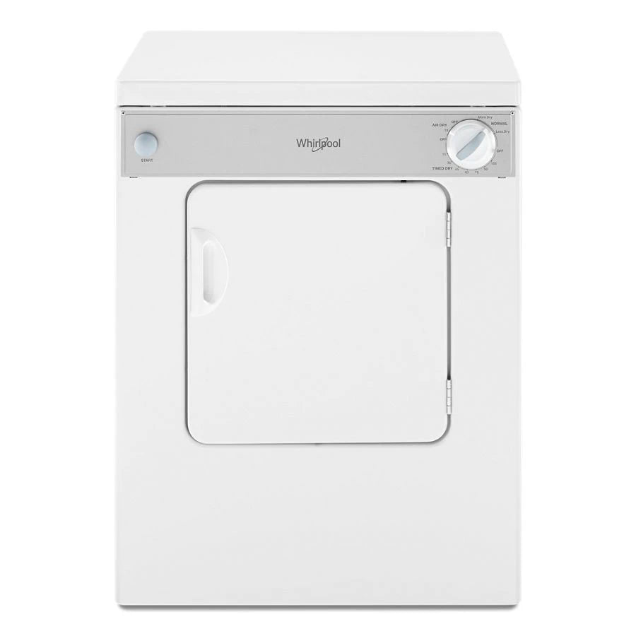 WHIRLPOOL  3.4 cu. ft. Compact Front Load Dryer with Flexible Installation - White-on-White (LDR3822PQ)
