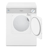 Whirlpool  3.4 cu. ft. Compact Front Load Dryer with Flexible Installation - White-on-White (LDR3822PQ)