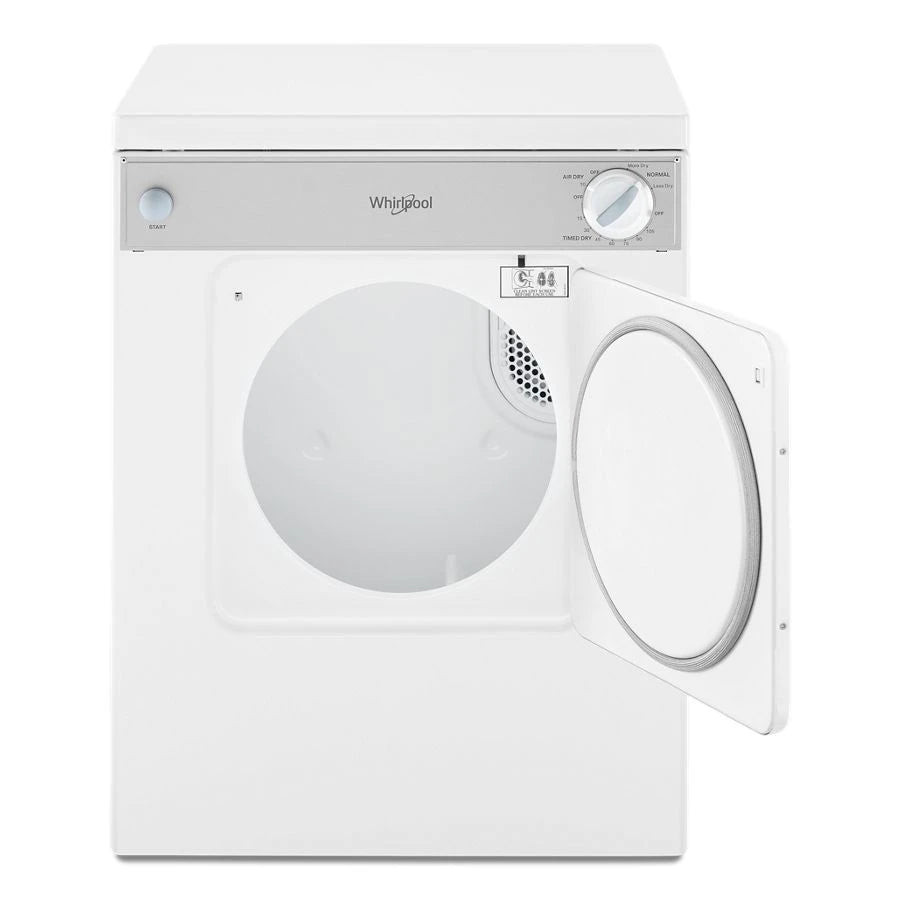 WHIRLPOOL  3.4 cu. ft. Compact Front Load Dryer with Flexible Installation - White-on-White (LDR3822PQ)