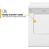 Whirlpool  3.4 cu. ft. Compact Front Load Dryer with Flexible Installation - White-on-White (LDR3822PQ)