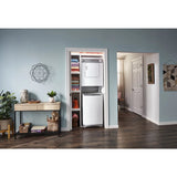 WHIRLPOOL  3.4 cu. ft. Compact Front Load Dryer with Flexible Installation - White-on-White (LDR3822PQ)