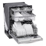 LG  24 Inch Quadwash® Top Control Dishwasher - Stainless Steel - Print Proof Stainless Steel (LDTH5554S)