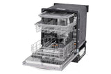 LG  Top-Control Dishwasher with 1-Hour Wash & Dry, QuadWash® Pro, and Dynamic Heat Dry™ - Print Proof Stainless Steel (LDTH5554S)