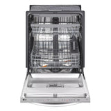 LG  Top-Control Dishwasher with 1-Hour Wash & Dry, QuadWash® Pro, and Dynamic Heat Dry™ - Print Proof Stainless Steel (LDTH5554S)