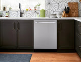 LG  Top-Control Dishwasher with 1-Hour Wash & Dry, QuadWash® Pro, and Dynamic Heat Dry™ - Print Proof Stainless Steel (LDTH5554S)