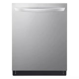 LG  Top-Control Dishwasher with 1-Hour Wash & Dry, QuadWash® Pro, and Dynamic Heat Dry™ - Print Proof Stainless Steel (LDTH5554S)