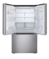 LG  26 Cu. Ft. Counter Depth Max 3-door French Door Refrigerator With Ice And Water Dispenser - Stainless Look (LF26C6230V)