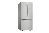 LG  22 Cu. Ft. 30 Inch Wide French Door Refrigerator - Stainless Steel - Stainless Steel (LFCS22520S)
