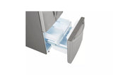 LG  22 Cu. Ft. 30 Inch Wide French Door Refrigerator - Stainless Steel - Stainless Steel (LFCS22520S)