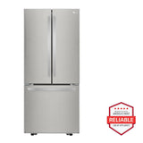 LG 22 cu. ft. French Door Refrigerator - Stainless Steel (LFCS22520S)