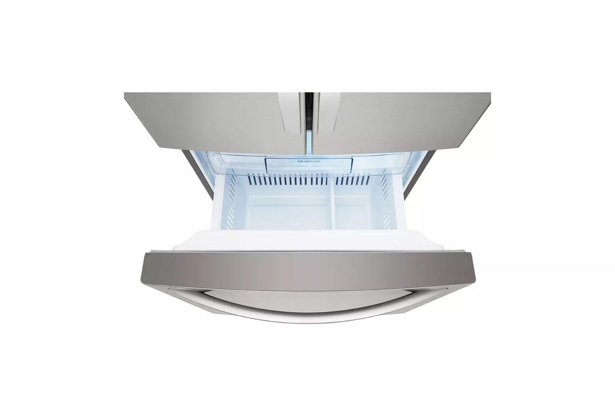 LG 22 cu. ft. French Door Refrigerator - Stainless Steel (LFCS22520S)