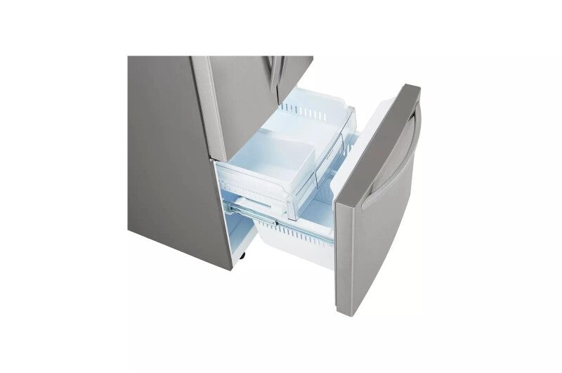 LG 22 cu. ft. French Door Refrigerator - Stainless Steel (LFCS22520S)