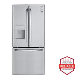 LG  22 cu.ft. Capacity 3-Door French Door Refrigerator LFDS22520S - Stainless Steel (LFDS22520S)