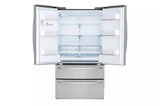 LG  28 Cu. Ft. 4-door French Door, Standard Depth, Ice & Water, Double Freezer, Stainless Steel - Stainless Steel (LMXS28626S)