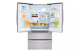 LG  28 Cu. Ft. 4-door French Door, Standard Depth, Ice & Water, Double Freezer, Stainless Steel - Stainless Steel (LMXS28626S)