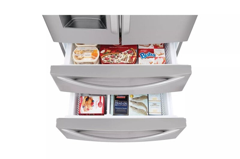 LG  28 cu.ft. Smart wi-fi Enabled French Door Refrigerator - Stainless Steel (LMXS28626S)