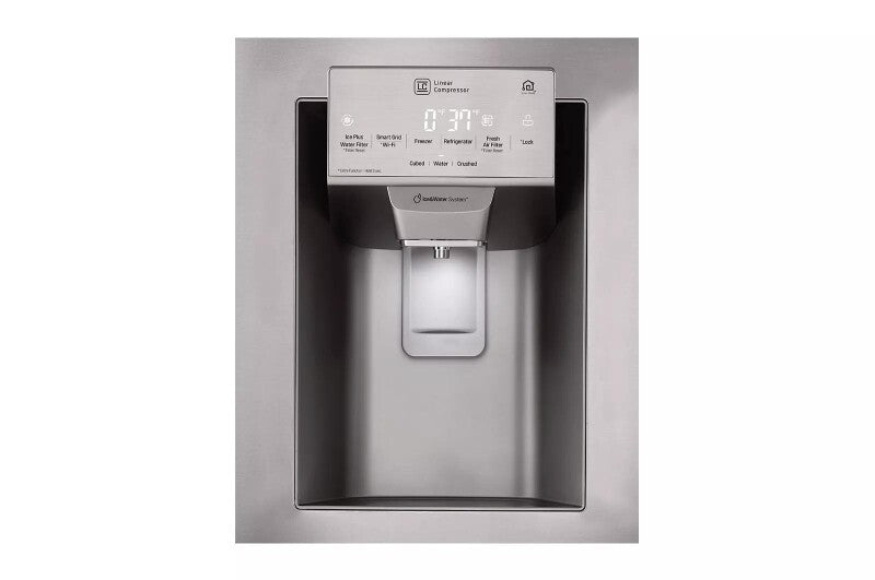 LG 28 cu.ft. Smart wi-fi Enabled French Door Refrigerator - Stainless Steel (LMXS28626S)