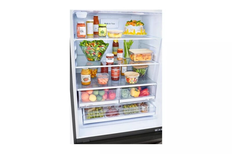 LG 26 cu. ft. Bottom Freezer Refrigerator - Black Stainless Steel (LRDCS2603D)