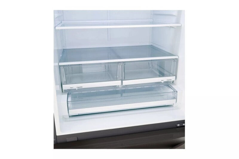 LG 26 cu. ft. Bottom Freezer Refrigerator - Black Stainless Steel (LRDCS2603D)