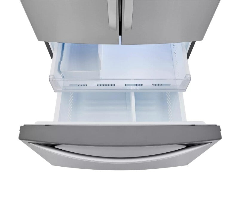 LG 23 cu.ft French Door, Counter-Depth, Non Dispense Refrigerator -  (LRFCC23D6S)