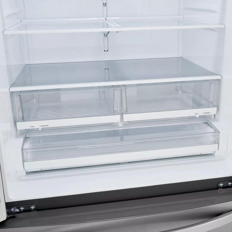 LG 23 cu.ft French Door, Counter-Depth, Non Dispense Refrigerator -  (LRFCC23D6S)