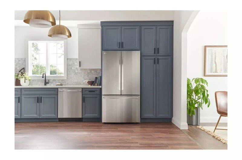 LG 27 cu. ft. Smart Counter-Depth MAX™ French Door Refrigerator - Print Proof Stainless Steel (LRFLC2706S)
