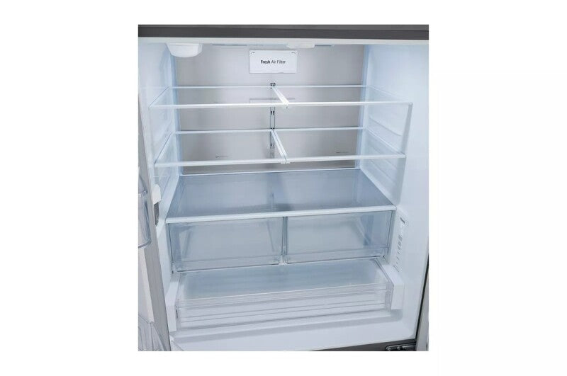 LG 27 cu. ft. Smart Counter-Depth MAX™ French Door Refrigerator - Print Proof Stainless Steel (LRFLC2706S)