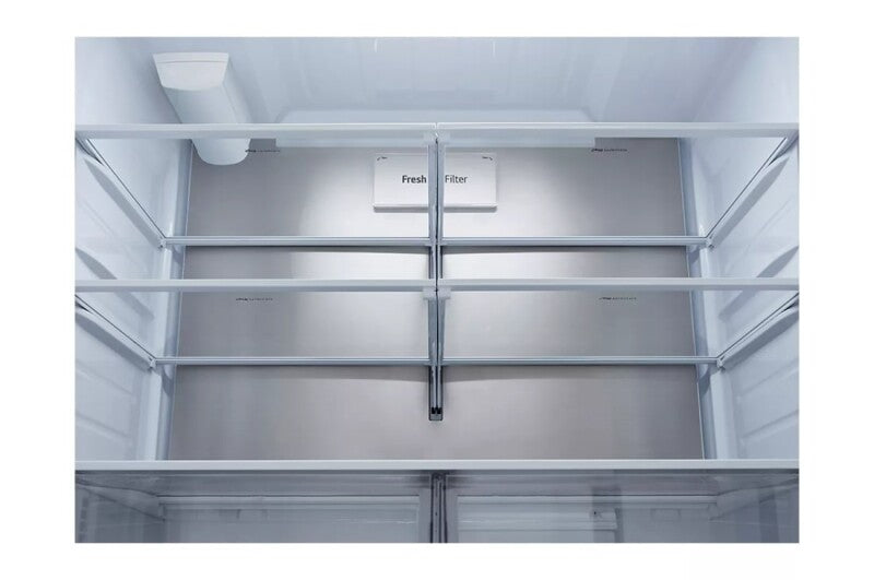 LG 27 cu. ft. Smart Counter-Depth MAX™ French Door Refrigerator - Print Proof Stainless Steel (LRFLC2706S)