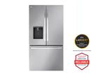 LG 26 cu. ft. Smart Counter-Depth MAX™ Refrigerator with Dual Ice Makers - Stainless Steel (LRFXC2606S)