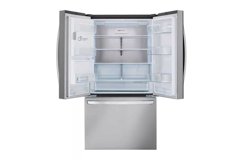 LG 26 cu. ft. Smart Counter-Depth MAX™ Refrigerator with Dual Ice Makers - Stainless Steel (LRFXC2606S)