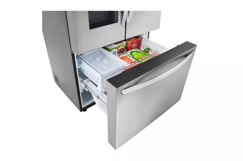 LG 26 cu. ft. Smart Counter-Depth MAX™ Refrigerator with Dual Ice Makers - Stainless Steel (LRFXC2606S)