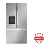 LG 26 cu. ft. Smart Counter-Depth MAX™ Refrigerator with Dual Ice Makers - Stainless Steel (LRFXC2606S)