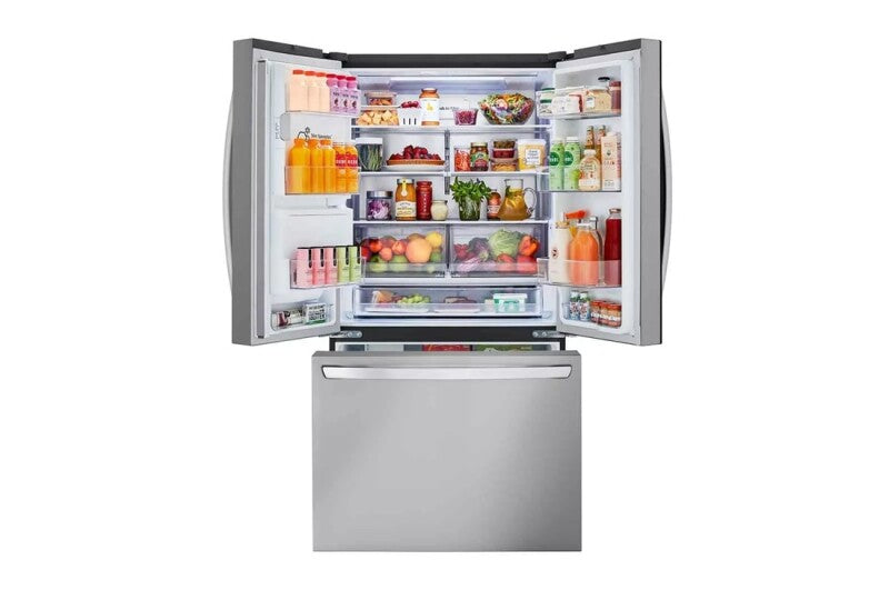 LG 26 cu. ft. Smart Counter-Depth MAX™ Refrigerator with Dual Ice Makers - Stainless Steel (LRFXC2606S)