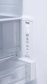 LG 31 cu. ft. Smart Standard-Depth MAX™ French Door Refrigerator with Dual Ice - Stainless Steel (LRFXS3106S)