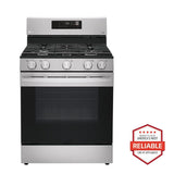 LG  5.8 Cu. Ft. Smart Wi-fi Enabled Gas Range With Easyclean® - Stainless Steel (LRGL5821S)